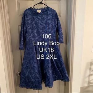Lindy Bop - Blue dress